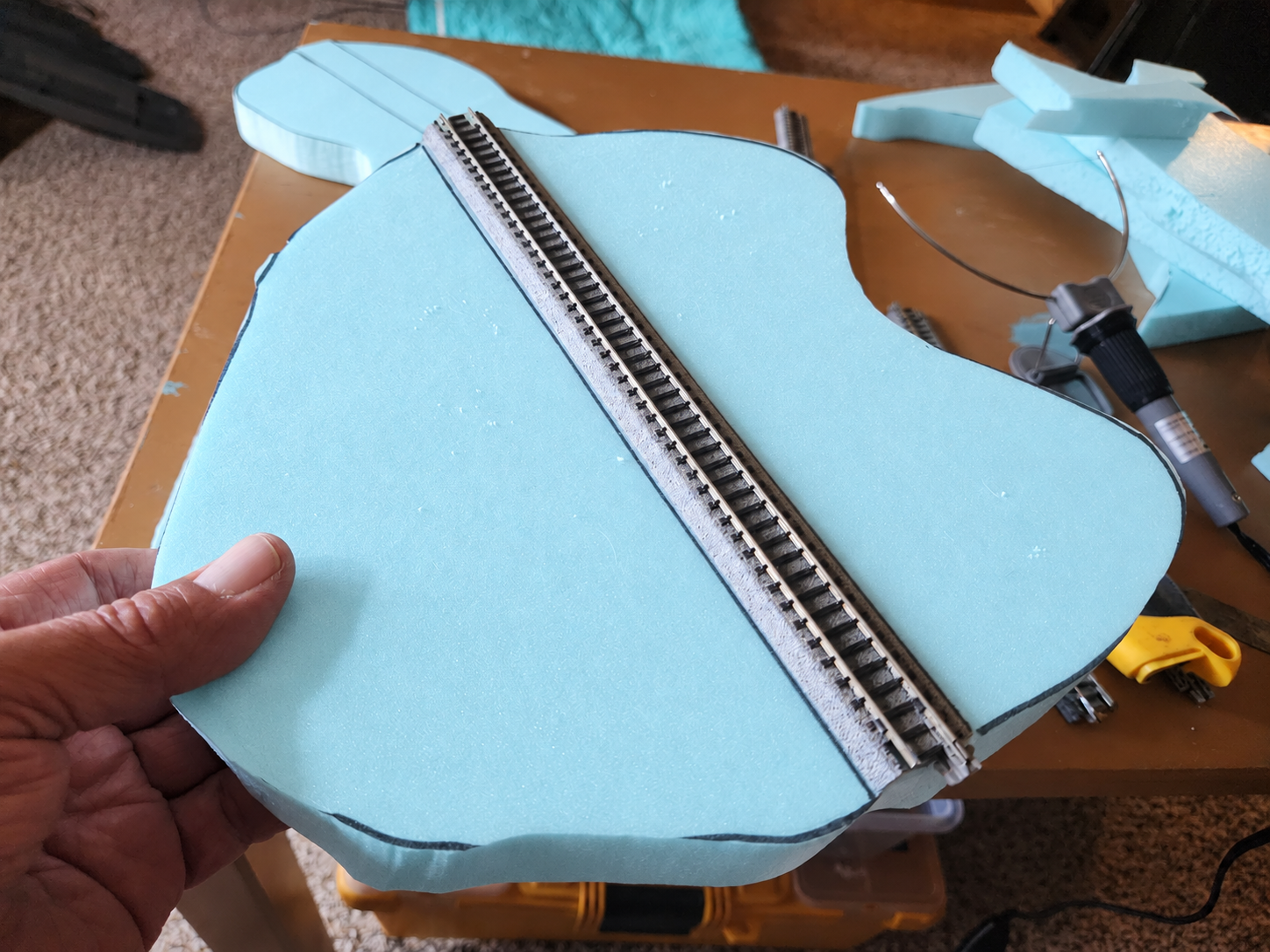 Making the first foam bases